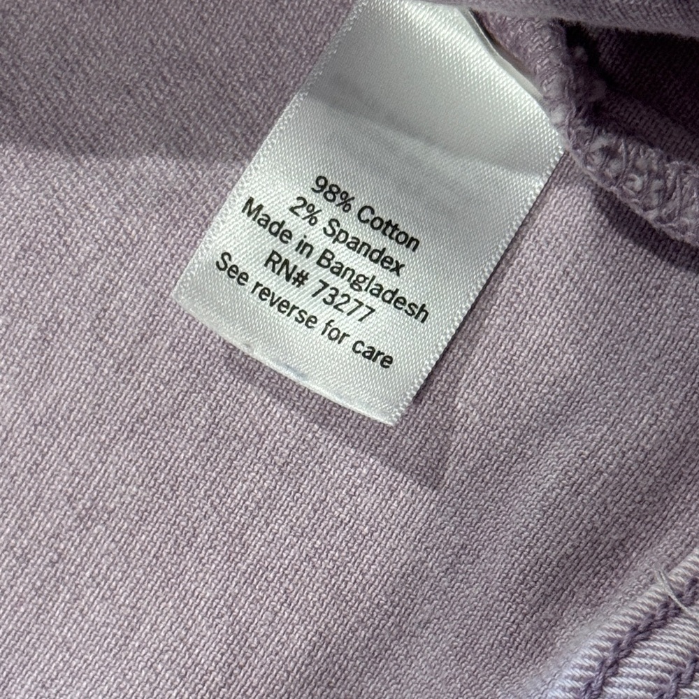 Like New! Lavender Denim Jacket - Picture 6 of 11